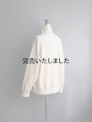 画像7: Still By Hand(スティルバイハンド) コットンハイネックスウェット エクル