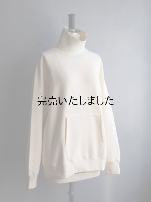 画像9: Still By Hand(スティルバイハンド) コットンハイネックスウェット エクル