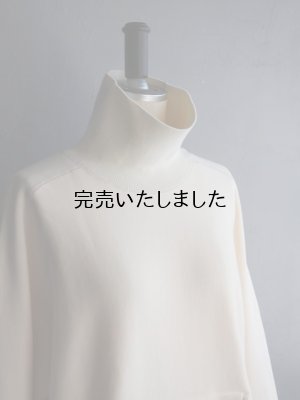 画像10: Still By Hand(スティルバイハンド) コットンハイネックスウェット エクル