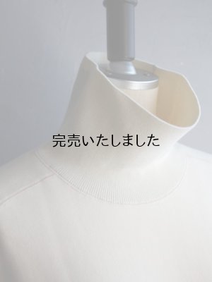 画像11: Still By Hand(スティルバイハンド) コットンハイネックスウェット エクル