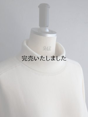 画像12: Still By Hand(スティルバイハンド) コットンハイネックスウェット エクル