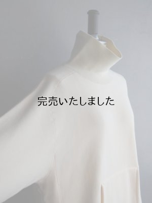 画像13: Still By Hand(スティルバイハンド) コットンハイネックスウェット エクル