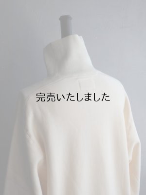 画像21: Still By Hand(スティルバイハンド) コットンハイネックスウェット エクル