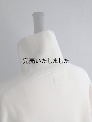 画像22: Still By Hand(スティルバイハンド) コットンハイネックスウェット エクル