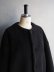 画像7: HONNETE(オネット) Boa Oversized No Collar Jacket-ブラック