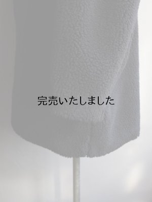 画像11: HONNETE(オネット) Boa Oversized No Collar Jacket-ブラック