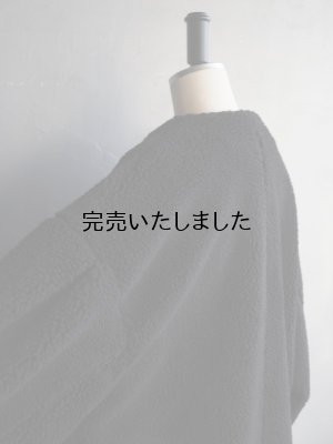 画像15: HONNETE(オネット) Boa Oversized No Collar Jacket-ブラック