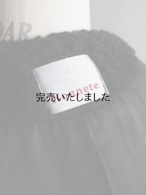 画像19: HONNETE(オネット) Boa Oversized No Collar Jacket-ブラック