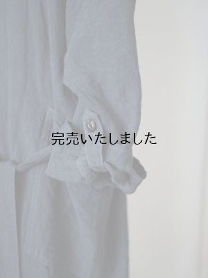 画像15: pub(ピューブ) 製品染リネン ガウンコート ブルーグレー