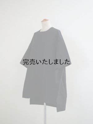 画像5: pub(ピューブ) オーガニックコットンワッシャー ハーフスリーブシャツ ブラック