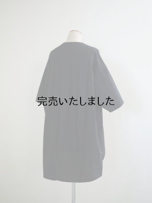 画像7: pub(ピューブ) オーガニックコットンワッシャー ハーフスリーブシャツ ブラック