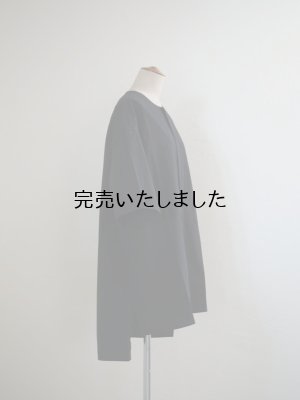 画像8: pub(ピューブ) オーガニックコットンワッシャー ハーフスリーブシャツ ブラック