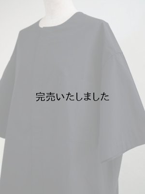 画像12: pub(ピューブ) オーガニックコットンワッシャー ハーフスリーブシャツ ブラック