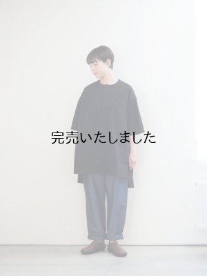 画像16: pub(ピューブ) オーガニックコットンワッシャー ハーフスリーブシャツ ブラック