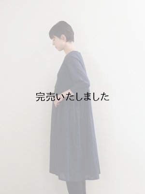 画像2: pub(ピューブ) コットンストレッチチェック ワンピース ブラックチェック