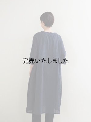 画像3: pub(ピューブ) コットンストレッチチェック ワンピース ブラックチェック