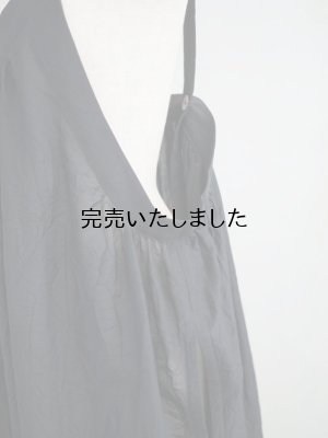 画像9: pub(ピューブ) シルクコットンローン オーバージャンパースカート ブラック