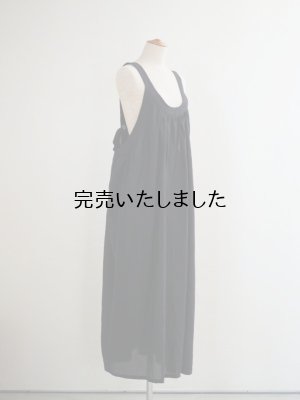 画像6: pub(ピューブ) シルクコットンローン オーバージャンパースカート ブラック