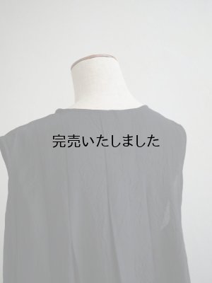 画像10: pub(ピューブ) シルクコットンローンノースリーブワンピース ブラック