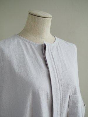 画像9: pub(ピューブ) コットンリネンウェーブ ノースリーブワンピース ライトグレー