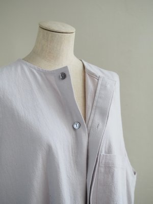 画像10: pub(ピューブ) コットンリネンウェーブ ノースリーブワンピース ライトグレー