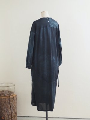 画像3: pub(ピューブ) オーガニックコットンぼかし染ワンピース ブラックグレー