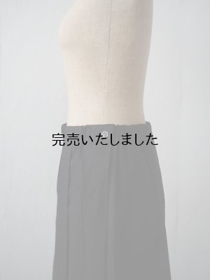 画像8: pub(ピューブ) コットンリネン ワッシャー プリーツスカート ブラック