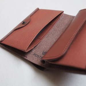 画像2: POSTALCO(ポスタルコ)  CARD & COIN WALLET Brick Red