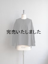 DUI JUJUDHAU(デュイ ズーズーダウ) FLY FRONT SHIRTS フライフロントシャツ- リネンコットンブラック