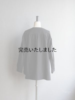 画像3: DUI JUJUDHAU(デュイ ズーズーダウ) FLY FRONT SHIRTS フライフロントシャツ- リネンコットンブラック