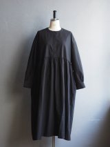 DUI JUJUDHAU(デュイ ズーズーダウ)FLY FRONT DRESS-フライフロントドレス L/C BLACK