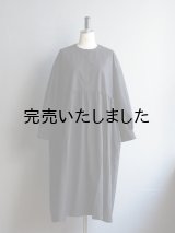 DUI JUJUDHAU(デュイ ズーズーダウ)FLY FRONT DRESS-フライフロントドレス L/C BLACK