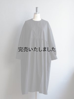 画像1: DUI JUJUDHAU(デュイ ズーズーダウ)FLY FRONT DRESS-フライフロントドレス L/C BLACK