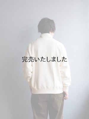 画像3: Still By Hand(スティルバイハンド) コットンハイネックスウェット エクル