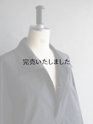 画像9: Still By Hand(スティルバイハンド)  ナイロンアノラックブルゾン ブラック