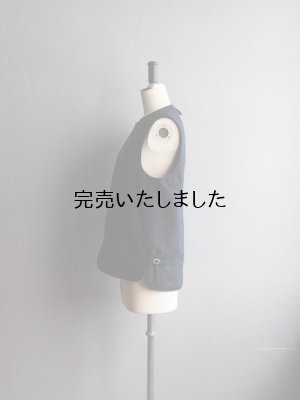 画像2: ARAN(アラン) ナイロンタッサー ライナーベスト ネイビー