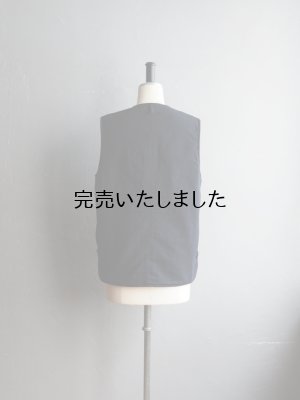 画像3: ARAN(アラン) ナイロンタッサー ライナーベスト ネイビー