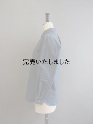 画像8: 【最終入荷】POSTALCO(ポスタルコ) Free Arm Shirts Chambray ブルー