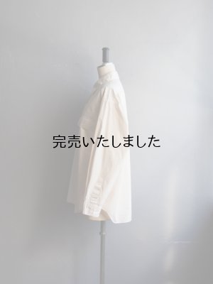 画像5: Still By Hand(スティルバイハンド) 製品染めオーバーサイズレギュラーカラーシャツ エクル