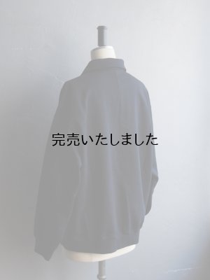 画像15: Still By Hand(スティルバイハンド)  スタンドカラーハイゲージスウェット ダークネイビー