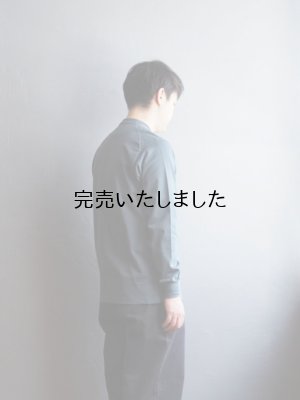 画像2: POSTALCO(ポスタルコ) Crew Neck T Long Organic Twin Jersey ブルーグレー