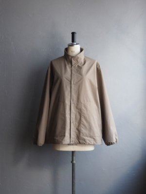 画像4: Still By Hand(スティルバイハンド) スタンドカラーブルゾン カーキベージュ