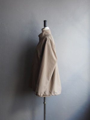 画像5: Still By Hand(スティルバイハンド) スタンドカラーブルゾン カーキベージュ