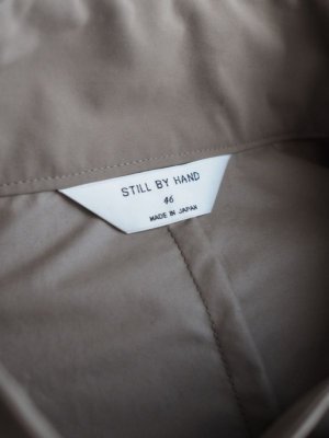 画像20: Still By Hand(スティルバイハンド) スタンドカラーブルゾン カーキベージュ