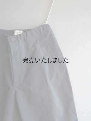 画像9: Still By Hand(スティルバイハンド) ナイロン1タックイージーテーパードパンツ スレートグレー