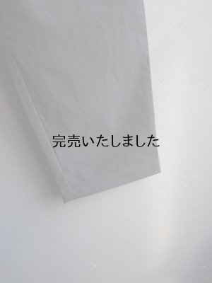 画像10: Still By Hand(スティルバイハンド) ナイロン1タックイージーテーパードパンツ スレートグレー