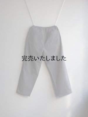 画像12: Still By Hand(スティルバイハンド) ナイロン1タックイージーテーパードパンツ スレートグレー