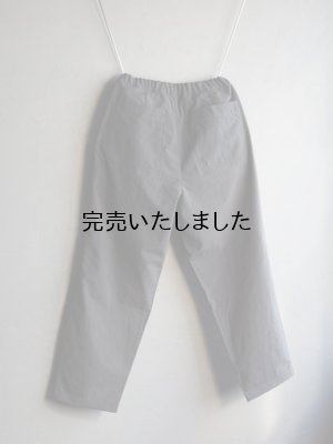 画像13: Still By Hand(スティルバイハンド) ナイロン1タックイージーテーパードパンツ スレートグレー