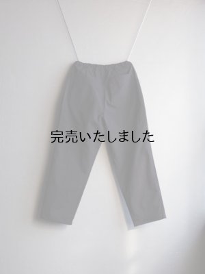 画像15: Still By Hand(スティルバイハンド) ナイロン1タックイージーテーパードパンツ ブラック