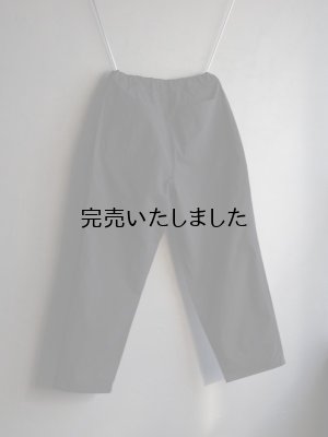 画像16: Still By Hand(スティルバイハンド) ナイロン1タックイージーテーパードパンツ ブラック